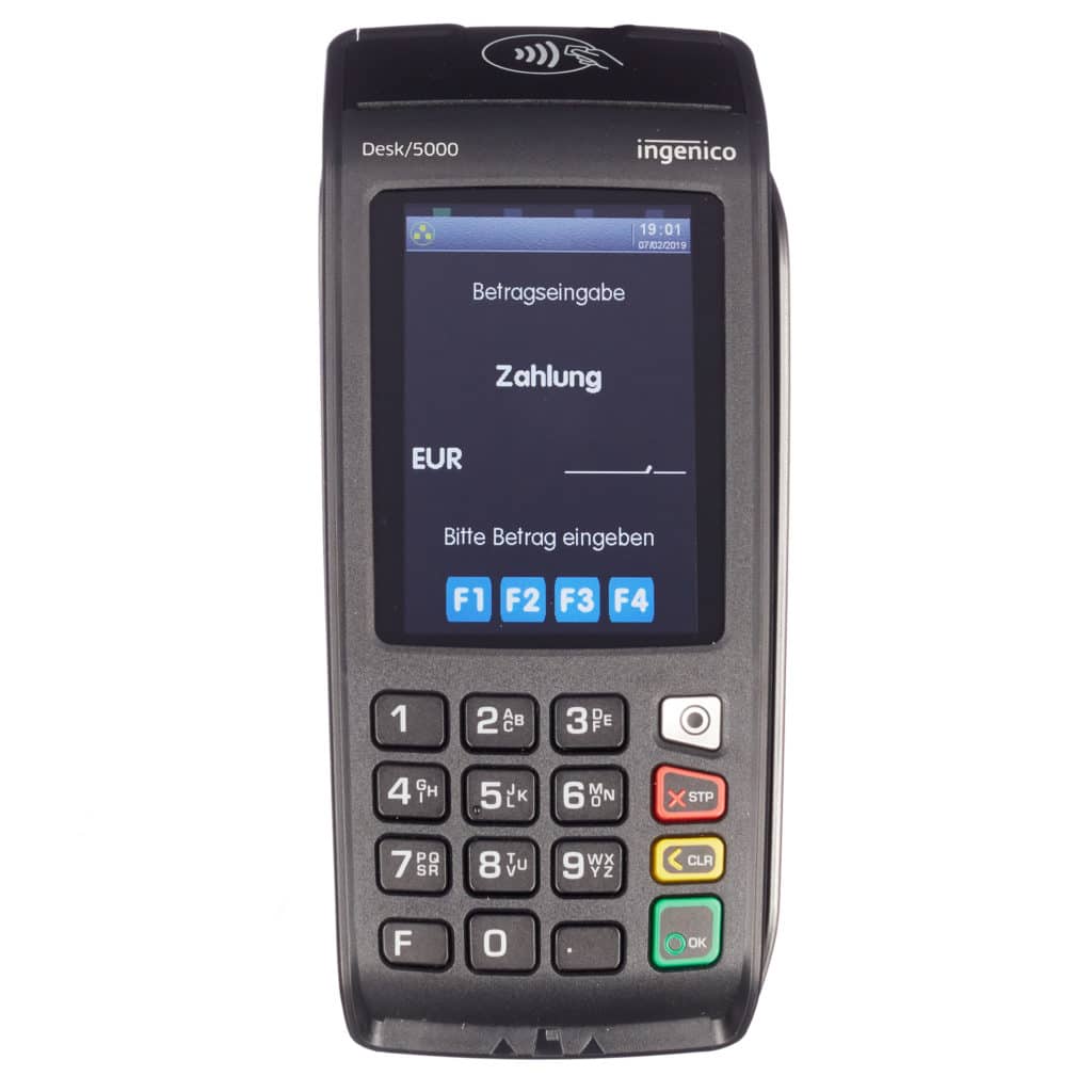 EC Lese Geräte mieten - kaufen - Ingenico Desk 5000 mit Touch Funktion