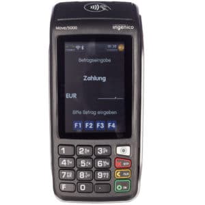 mobiles EC Lesegerät über WLAN oder GPRS-Karte - Ingenico Move 5000